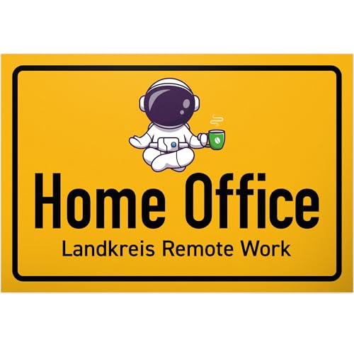 Produktbild: dankedir! home office schild 30 x 20 cm witziges geschenk für büro und feier