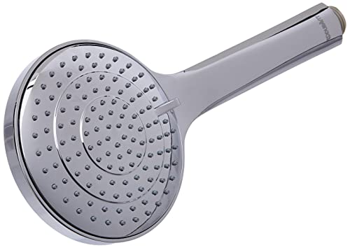 duravit duschkopf handbrause rund 110 mm 3 strahlarten chrom wassersparend