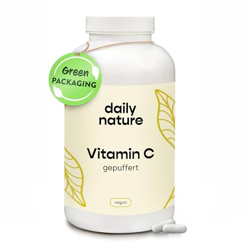 dailynature vitamin c hochdosiert 1000 mg vegan 365 kapseln magenfreundlich