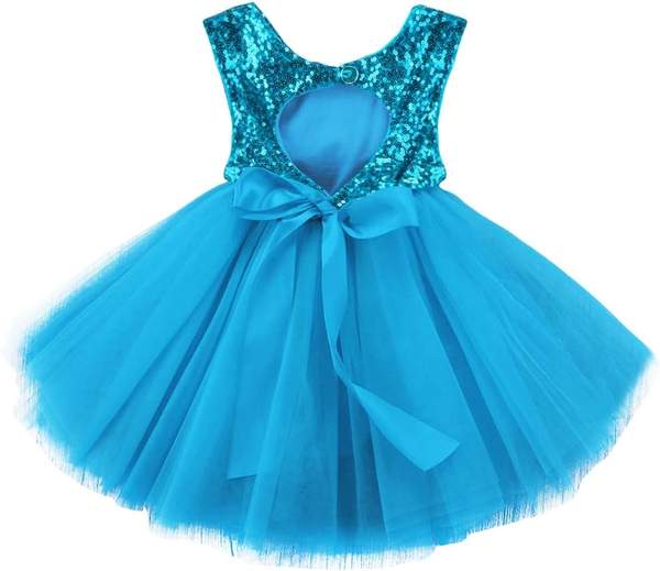 Entdecken Sie das AGQT Tutu Kleid für Mädchen: Komfortables, ärmelloses Design mit glitzernden Pailletten. Perfekt für jede Prinzessinnen-Party! Ideal für 3-6 Monate.