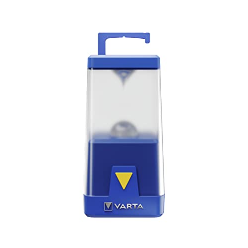 varta campinglampe led, dimmbare laterne mit farbmodi, 6x aa batterien, outdoor, notfall