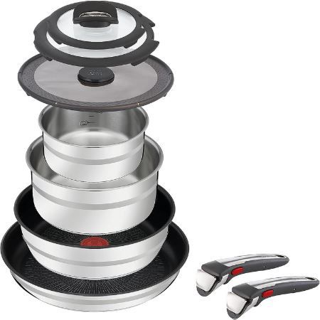 Produktbild: tefal jamie oliver ingenio g6 pfannen und topfset 9-tlg für 162,49 euro