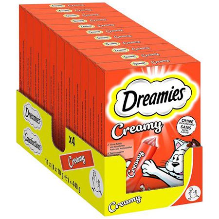 Dreamies Katzenleckerlis Creamy Snacks 11er Pack mit Huhn, ab 8,61