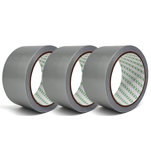 sanli tape duct tape silber, extra stark, 3 rollen, 48 mm x 10 m, wasserdicht