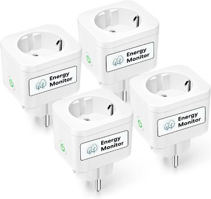 meross wlan smart steckdose mit stromzähler 4er pack für 29,99