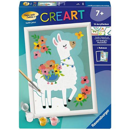 ravensburger creart malen nach zahlen no probllama für 12,96 euro
