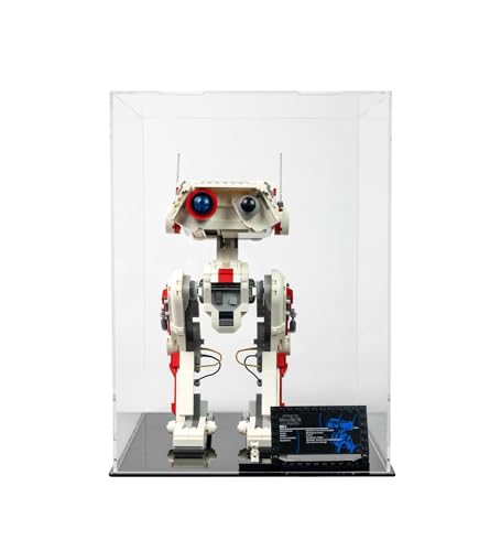 icuanuty display case für lego 75335 bd-1, modellbausatz, droidenfigur, deko