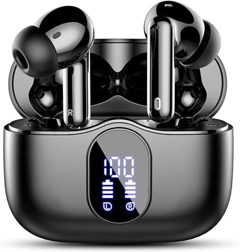 bluetooth 5.3 kopfhörer in-ear mit 4 mikrofonen, 40 stunden akkulaufzeit, enc geräuschunterdrückung