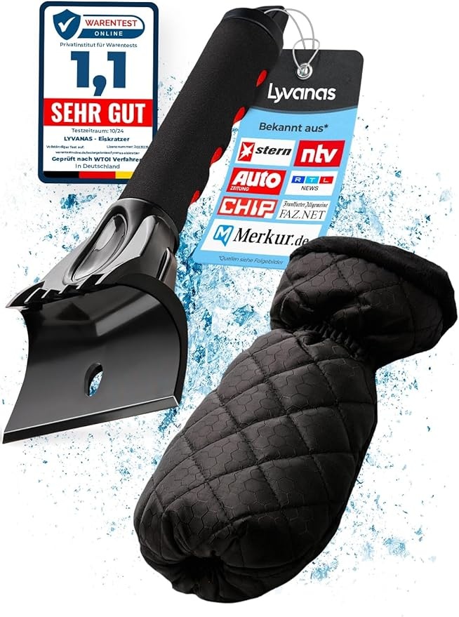 eiskratzer mit handschoenen eismonster testsieger 2025 für dein auto