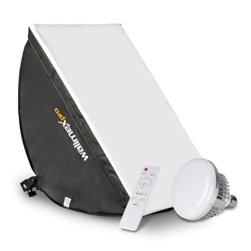 walimex pro softbox 40x60cm bi color led dauerlicht diffusor fernbedienung 16,01