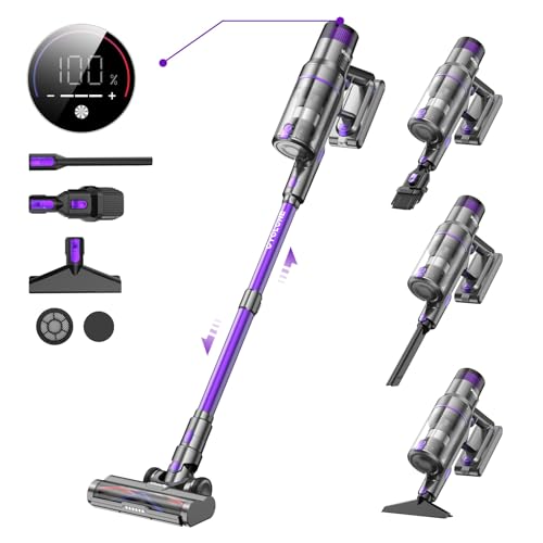 Vistefly V15s Max akku staubsauger kabellos 45000Pa 580W 70 Minuten für tierhaare und hartböden