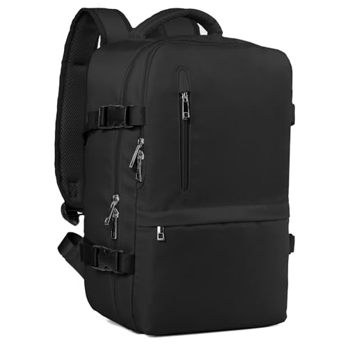 Produktbild: hayayu handgepäck rucksack 40x20x25 mit laptopfach, diebstahlsicher, für ryanair