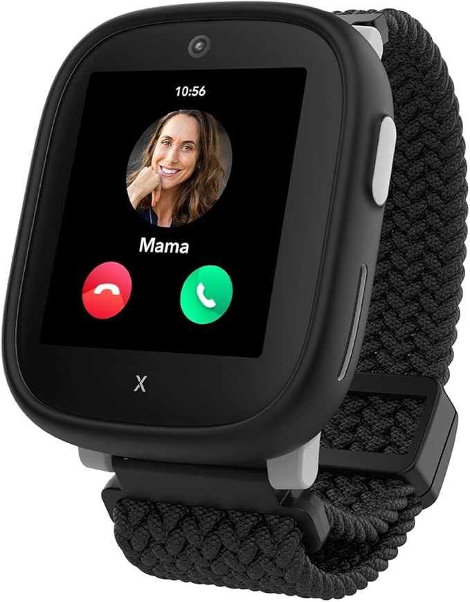 xplora x6 play - wasserdichte uhr für kinder, 4g, gps, kamera, schulmodus, schwarz