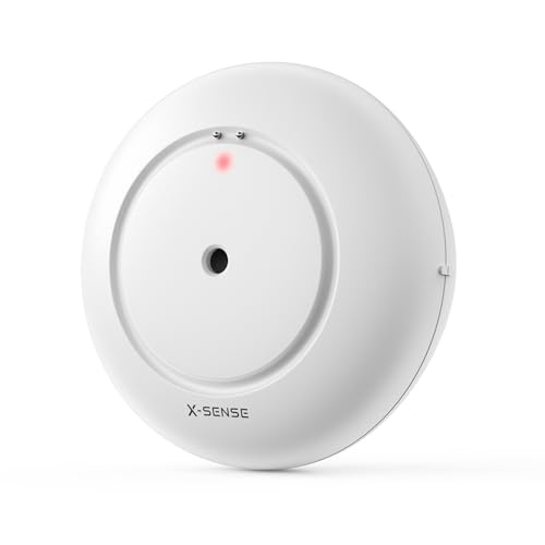 X-Sense wassermelder mit batterie, wassersensor IP66, 110 dB alarm für küchen und keller