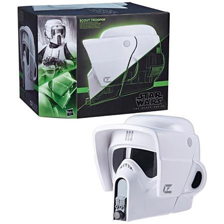 Produktbild: star wars the black series scout trooper helm elektronisch 99,99 euro statt 125 euro
