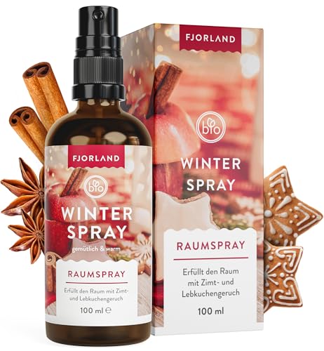 fjorland raumspray weihnachten 100 ml - zimt und lebkuchen duft