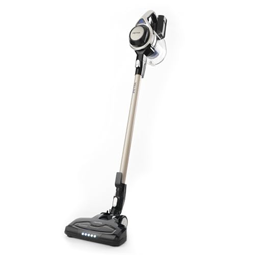 staubsauger kabellos petra pf0776vdeeu7 2-in-1 mit hepa-filter, led-bodenbürste, 40 min