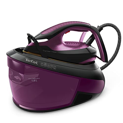 tefal dampfbügelstation sv8152 480 g/min dampfstoß 130 g/min kontinuierlich lila/schwarz