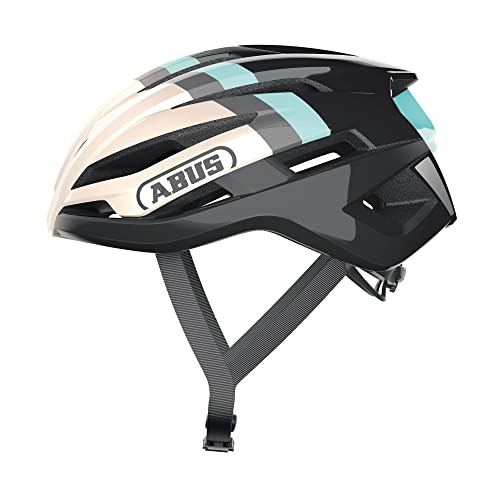 ABUS StormChaser Rennradhelm Herren, Gold/Türkis, Größe S