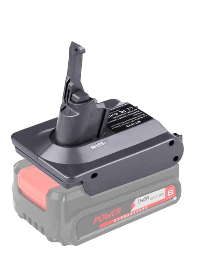 dyson v8 akku-adapter für einhell 18v power x serie, motorhead handstaubsauger