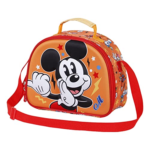 micky maus frühstückstasche, blau, whisper-3d design für kinder