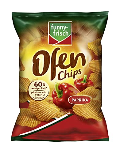 ofen chips paprika 125g - knusprige snacks für den perfekten genuss