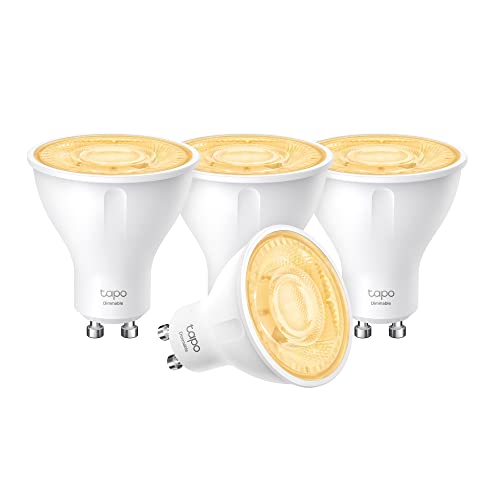 tapo l610 gu10 smarte glühbirne wlan 4er pack 2,9w 350 lumen 2700k