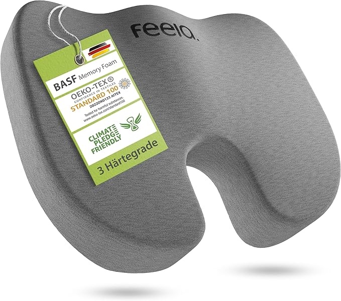 feela. orthopädisches autositzkissen keilkissen für mehr komfort und entlastung