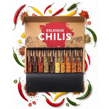 scharfe chili gewürze set 10er timber taste geschenkset für 23,74 euro