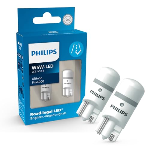 philips ultinon pro6000 led t10 w5w standlicht parklicht 6000k universell geeignet