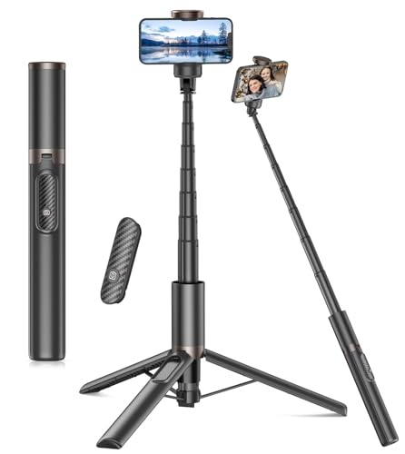 selfie stick stativ toneof ausziehbar aluminium mit fernbedienung und teleskopstange