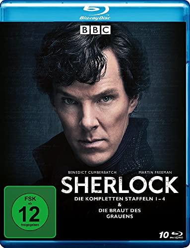 Produktbild: sherlock komplette serie staffeln 1-4, die braut des grauens, limited edition Blu-Ray