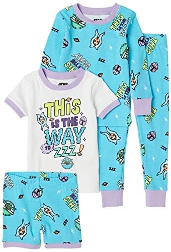 Disney Marvel Star Wars Mädchen Pyjama-Set, Mandalorian, 3 Jahre