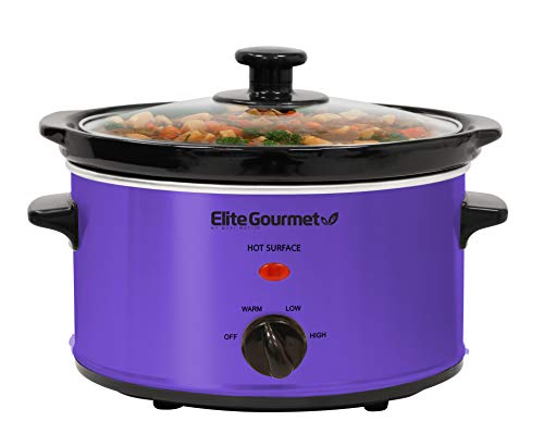 schongarer elite gourmet mst-275xp elektrisch oval 2,27 l glasdeckel violett