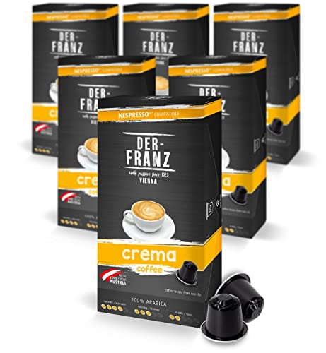 Nespresso kompatible Kapseln, 60 Stück, Crema Geschmack