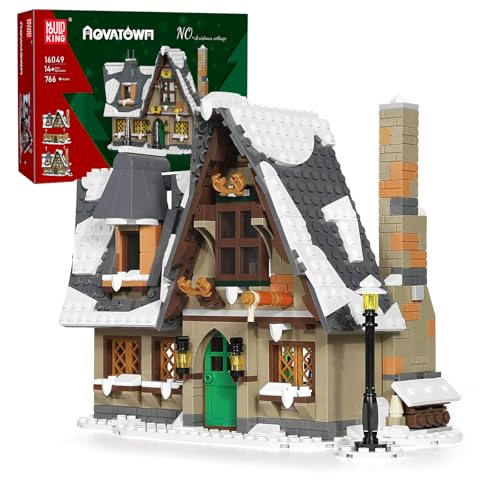 mould king 16049 weihnachtshaus bausteine 766 teile modell bausatz geschenk sammlerstück