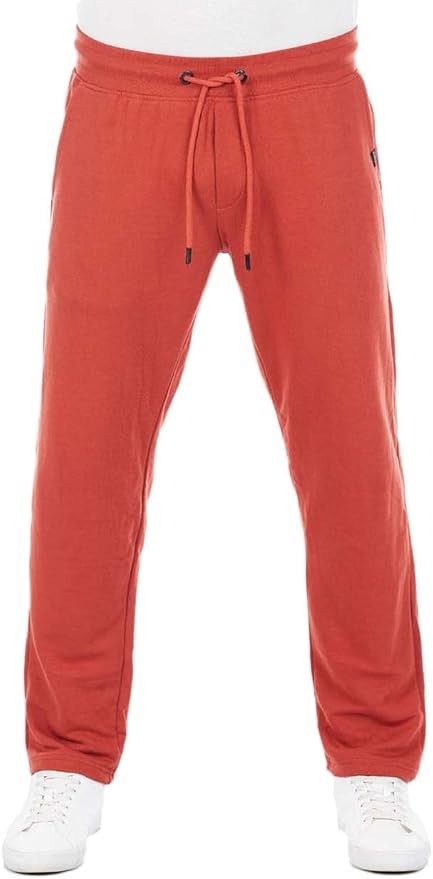 Jogginghose Herren Baumwolle lang Regular Fit Rot XL RIVGuido Sporthose