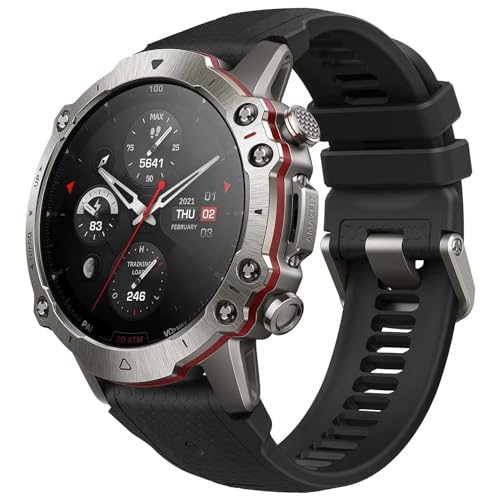 amazfit falcon outdoor smartwatch 49mm dual-band gps 150 sportmodi 20 atm wasserdicht