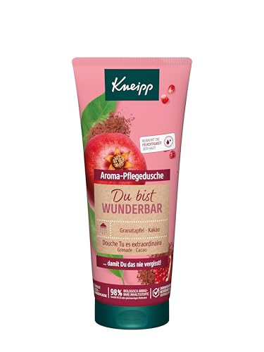 kneipp aroma-pflegedusche granatapfel und kakao vegan, ohne mikroplastik, 200 ml