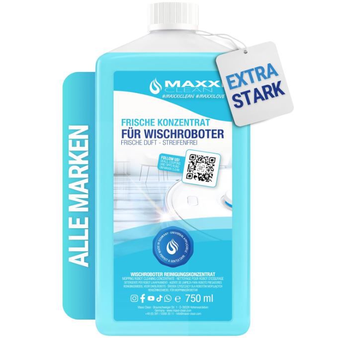 Produktbild: bodenreiniger konzentrat 750ml maxxi clean für wischroboter 1:20 6,64 statt 12