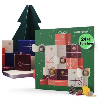 waterdrop adventskalender 2025 mit 25 türchen, 16,91 statt 25