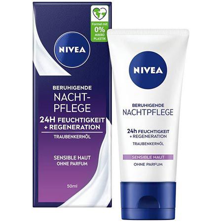 nivea beruhigende nachtpflege 24h feuchtigkeit, regeneration ab 2,77