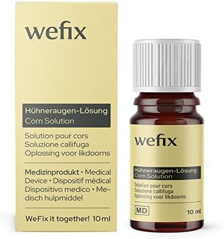 WeFix Hühneraugen Entferner Lösung 10ml - Medizinprodukt ab 6 J.