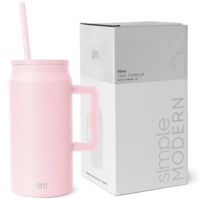 becher mit griff und trinkhalm von simple modern 29,74 (statt 35)