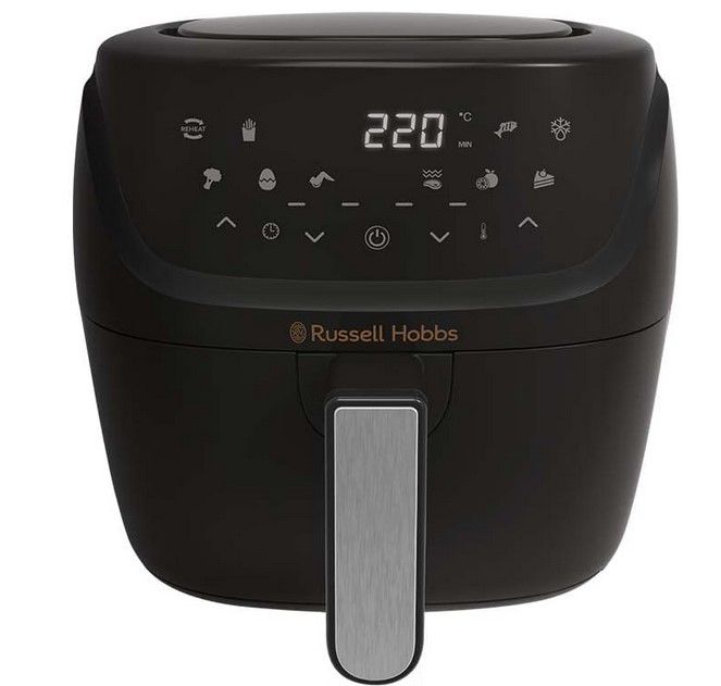 russell hobbs heissluftfritteuse 4l 27160-56 schwarz für 49,99 (statt 63)