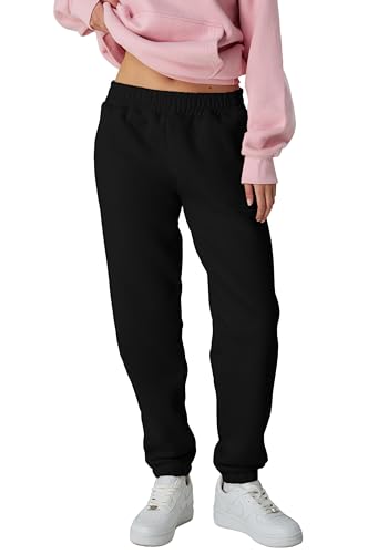 smith & solo jogginghose damen baumwolle hoch geschnitten winter laufhosen freizeithose