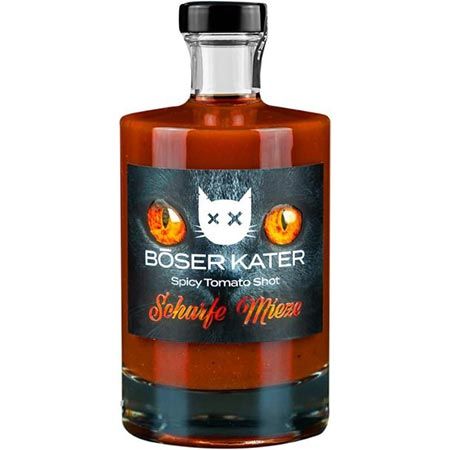 Produktbild: Scharfe Mieze Tomaten-Shot, würzig, 20,90 (statt 26)