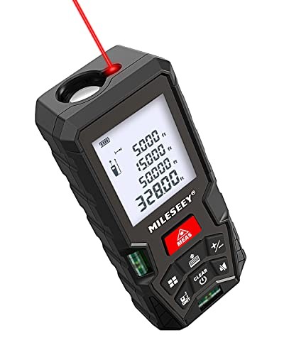 Laser Entfernungsmesser 100m, MiLESEEY, 2 Wasserwaagen, 2mm Genauigkeit, IP54