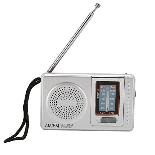 tragbares am fm radio, notfallradio mit lautsprecher, batteriebetriebenes transistorradio