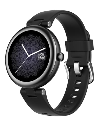 shang wing lynn smartwatch für frauen, 1,1 zoll touchscreen, fitnessuhr mit pedometer, schlafmonitor, puls- und spO2-monitor für android